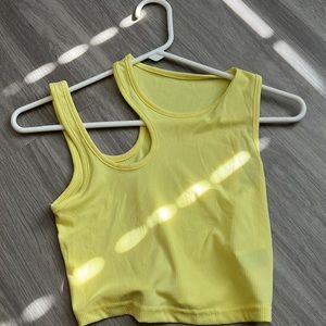 Yellow top from SHEIN